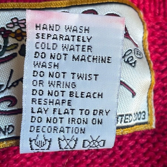 Vintage Christmas Sweater Scottish Terrier Dogs Zipper Front Red/Green SZ L - Picture 8 of 13